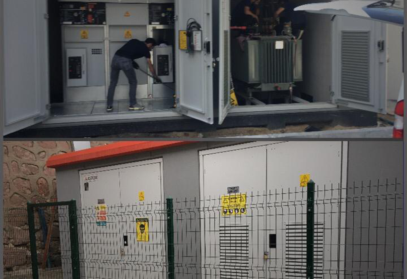 ORTA GERİLİM KÖŞK MONTAJI